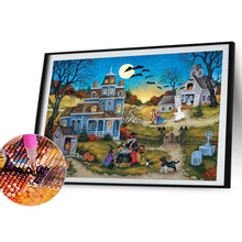 Load image into Gallery viewer, Diamond Painting - Full Round - Halloween night (40*30CM)
