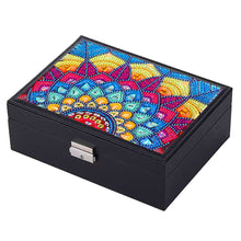Load image into Gallery viewer, PU Partial Special Shaped Mandala Diamond Art Bracelet Organizer for Women Girls
