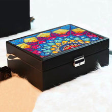 Load image into Gallery viewer, PU Partial Special Shaped Mandala Diamond Art Bracelet Organizer for Women Girls
