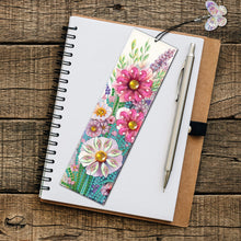 Load image into Gallery viewer, 3Pcs Flower Special Shape 5D DIY Diamond Painting Bookmark for Book Lovers
