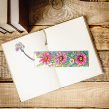 Load image into Gallery viewer, 3Pcs Flower Special Shape 5D DIY Diamond Painting Bookmark for Book Lovers
