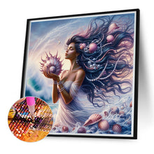 Load image into Gallery viewer, Diamond Painting - Full Round - Seaside girl (40*40CM)
