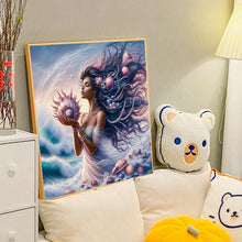 Load image into Gallery viewer, Diamond Painting - Full Round - Seaside girl (40*40CM)
