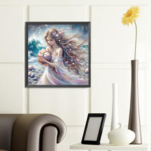 Load image into Gallery viewer, Diamond Painting - Full Round - Seaside girl (40*40CM)
