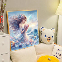 Load image into Gallery viewer, Diamond Painting - Full Round - Seaside girl (40*40CM)
