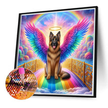 Load image into Gallery viewer, Diamond Painting - Full Round - Rainbow angel shepherd dog (40*40CM)

