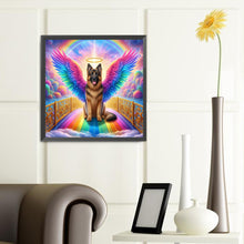 Load image into Gallery viewer, Diamond Painting - Full Round - Rainbow angel shepherd dog (40*40CM)

