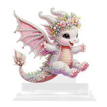 Load image into Gallery viewer, Acrylic Dinosaur Table Top Diamond Painting Ornament Kits for Home Office
