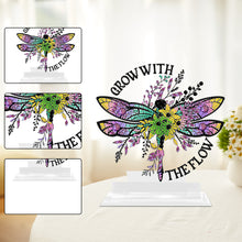 Load image into Gallery viewer, Acrylic Dragonfly Table Top Diamond Painting Ornament Kits for Home Office
