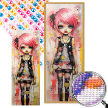 Load image into Gallery viewer, AB Diamond Painting - Full Round - Watercolor girl character (30*80CM)
