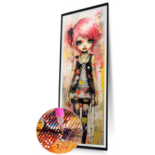 Load image into Gallery viewer, AB Diamond Painting - Full Round - Watercolor girl character (30*80CM)
