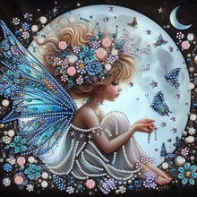 Load image into Gallery viewer, Diamond Painting - Partial Special Shaped - Elf girl (30*30CM)
