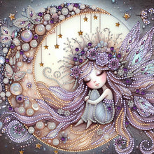 Load image into Gallery viewer, Diamond Painting - Partial Special Shaped - Elf girl (30*30CM)
