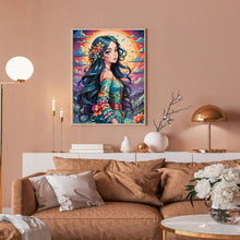 Load image into Gallery viewer, Diamond Painting - Full Round - Landscape and girl (30*40CM)
