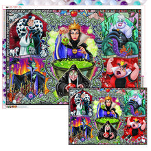 Load image into Gallery viewer, Diamond Painting - Full Round - Disney villain (110*80CM)
