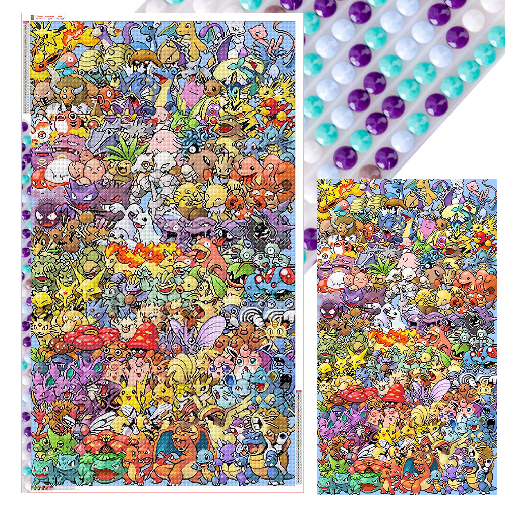 Diamond Painting - Full Round - Pok¨¦mon (100*170CM)