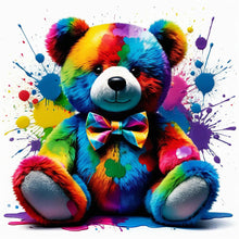 Load image into Gallery viewer, Diamond Painting - Full Round - Colorful bear (40*40CM)
