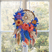 Load image into Gallery viewer, PET Special Shaped Indian Style 5D Diamond Painting Dream Catcher for Wall Decor
