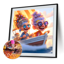 Load image into Gallery viewer, Diamond Painting - Full Round - Cute old lady (30*30CM)
