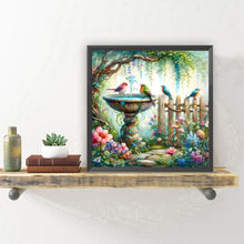 Load image into Gallery viewer, Diamond Painting - Full Round - Garden fountain (30*30CM)
