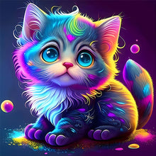 Load image into Gallery viewer, 4pcs Round Diamond Painting Set - Cartoon animals (30*30CM)
