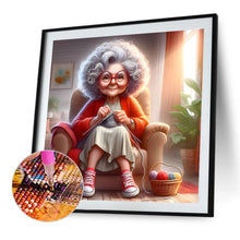 Load image into Gallery viewer, Diamond Painting - Full Round - Warm old lady (40*40CM)
