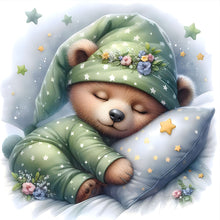 Load image into Gallery viewer, Diamond Painting - Full Round - Cartoon bear (30*30CM)
