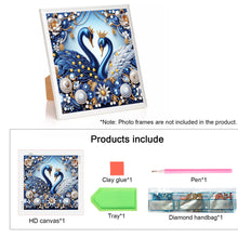 Load image into Gallery viewer, Diamond Painting - Partial Special Shaped - Jewelry swan (30*30CM)
