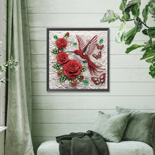 Load image into Gallery viewer, Diamond Painting - Partial Special Shaped - Cardinal (30*30CM)
