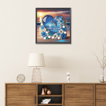 Load image into Gallery viewer, Diamond Painting - Partial Special Shaped - Blue dolphin (30*30CM)
