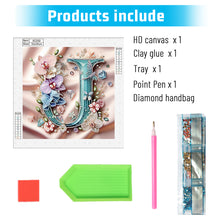 Load image into Gallery viewer, Diamond Painting - Partial Special Shaped - Letter J (30*30CM)
