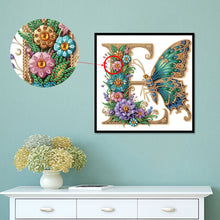 Load image into Gallery viewer, Diamond Painting - Partial Special Shaped - Letter E (30*30CM)
