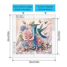 Load image into Gallery viewer, Diamond Painting - Partial Special Shaped - Letter J (30*30CM)
