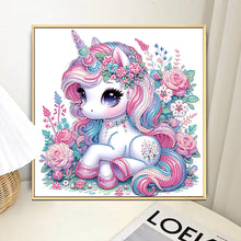 Load image into Gallery viewer, Diamond Painting - Partial Special Shaped - Unicorn (30*30CM)
