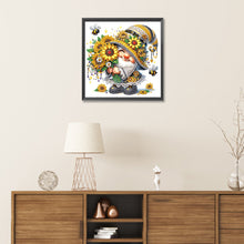 Load image into Gallery viewer, Diamond Painting - Partial Special Shaped - Sunflower gnome (30*30CM)
