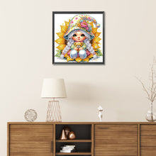 Load image into Gallery viewer, Diamond Painting - Partial Special Shaped - Sunflower gnome (30*30CM)
