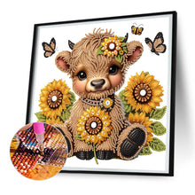 Load image into Gallery viewer, Diamond Painting - Partial Special Shaped - Sunflower yak (30*30CM)
