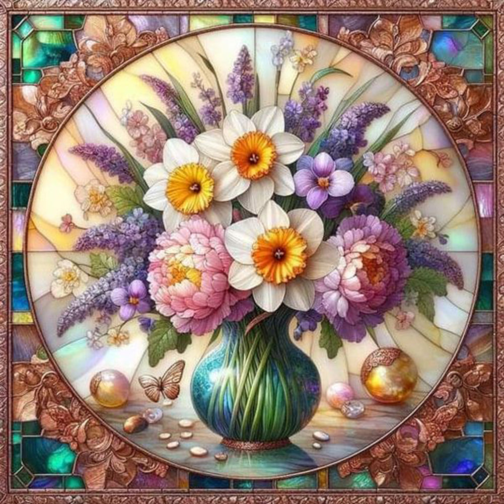 Diamond Painting - Full Round - Bouquet (40*40CM)