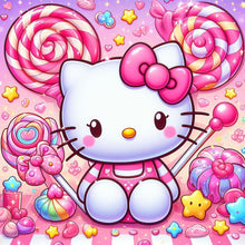Load image into Gallery viewer, Diamond Painting - Full Round - Hello Kitty (40*40CM)
