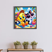 Load image into Gallery viewer, Diamond Painting - Full Round - Little yellow duck (40*40CM)
