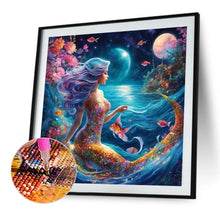 Load image into Gallery viewer, Diamond Painting - Full Round - Goldfish and mermaid (40*40CM)
