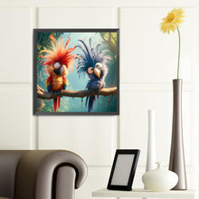 Load image into Gallery viewer, Diamond Painting - Full Round - Angry bird on the branch (40*40CM)
