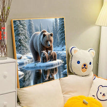 Load image into Gallery viewer, Diamond Painting - Full Round - Snow bear (40*40CM)
