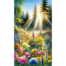 Load image into Gallery viewer, AB Diamond Painting - Full Round - Woods scenery (40*70CM)
