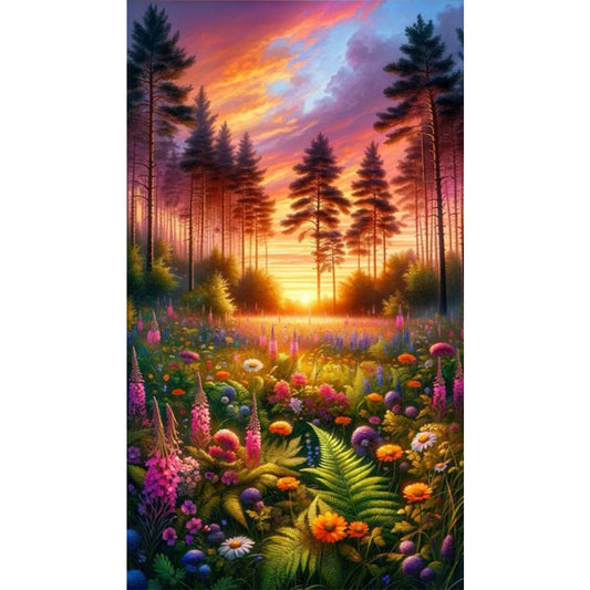 AB Diamond Painting - Full Square - Beautiful landscape (40*70CM)