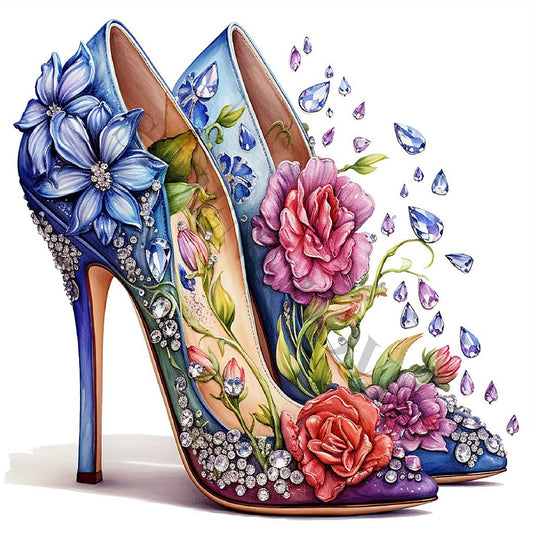 Diamond Painting - Full Round - High heels (40*40CM)