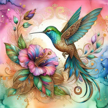 Load image into Gallery viewer, Diamond Painting - Full Round - Hummingbird (50*50CM)
