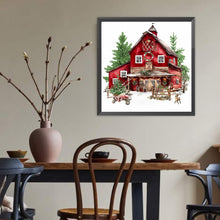 Load image into Gallery viewer, Diamond Painting - Full Round - Christmas hut (40*40CM)
