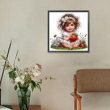 Load image into Gallery viewer, Diamond Painting - Full Round - Strawberry child (30*30CM)
