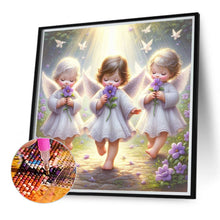 Load image into Gallery viewer, Diamond Painting - Full Round - Angel baby (40*40CM)
